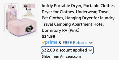 Imfriy portable dryer, portable clothes dryer