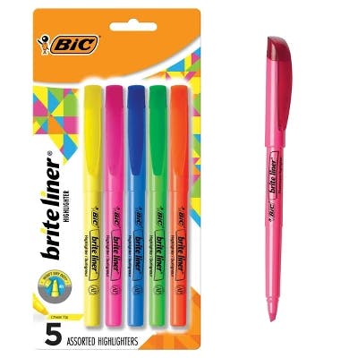 BIC Brite Liner 5-Pack