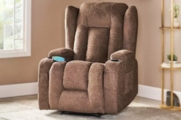 Heated Massage Recliner, Now $384 at Home Depot (Reg. $427) card image