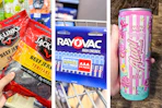 collage with Jack Links, Rayovac, and Alani Nu products