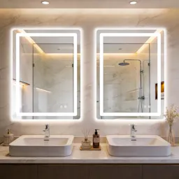 LED Bathroom Mirror 2-Pack