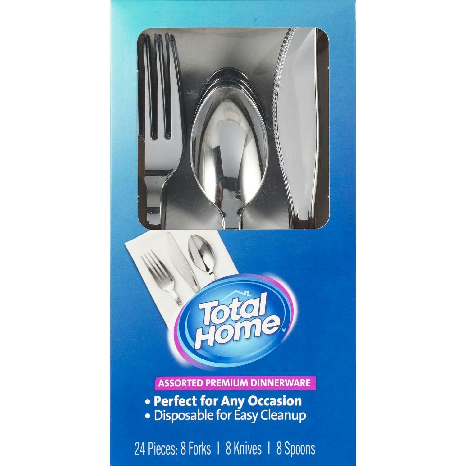 2 Total Home Premium Dinnerware Packs