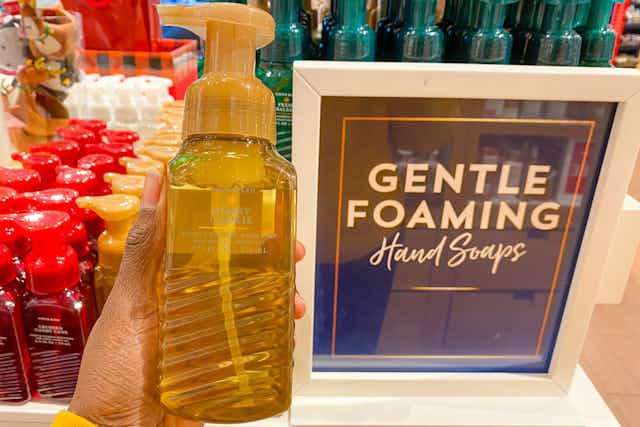 Hand Soaps and Bar Soaps, Only $2.95 Each at Bath & Body Works card image