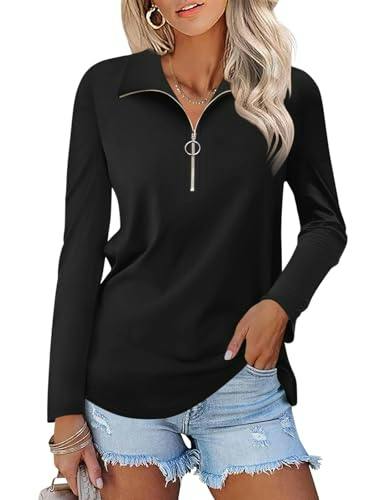 Women's Long Sleeve Zip Pullover