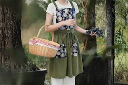 Vintage Pinafore Apron Dress