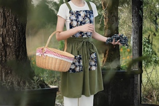 Vintage Pinafore Apron Dress
