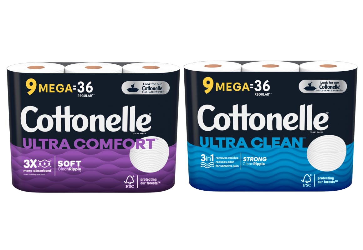 2 Cottonelle Toilet Paper