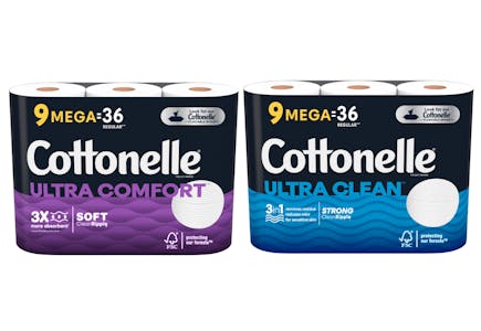 2 Cottonelle Toilet Paper
