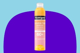 Neutrogena Invisible Daily Defense Spray Sunscreen, Now Just $10 on Amazon card image