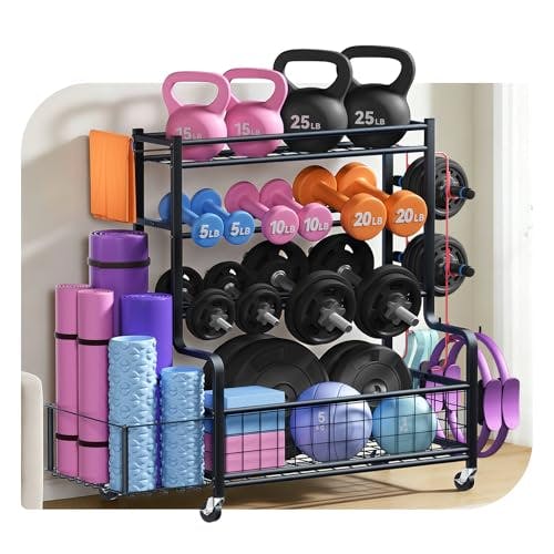 4-Tier Dumbbell Rack