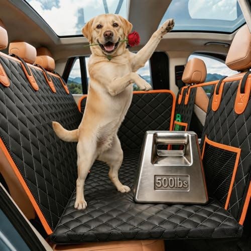 Hard Bottom Dog Car Seat Cover