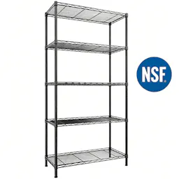5-Tier Wire Shelving Unit