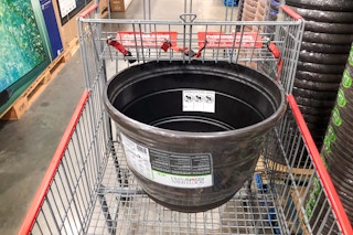 costco southern patio planter in cart