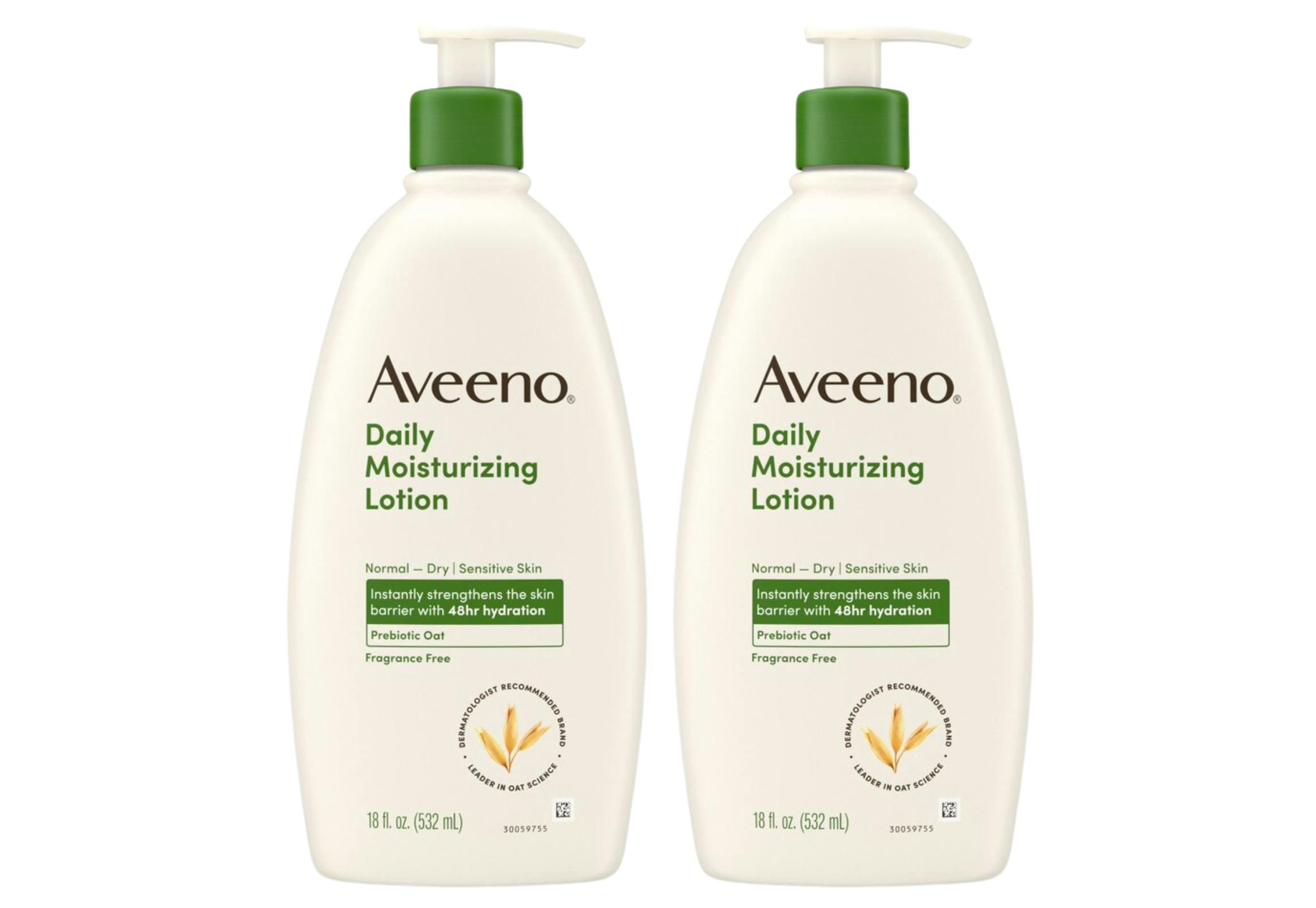 2 Aveeno Body Lotions