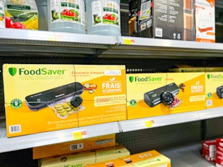 foodsaver vacuum sealer on walmart shelf