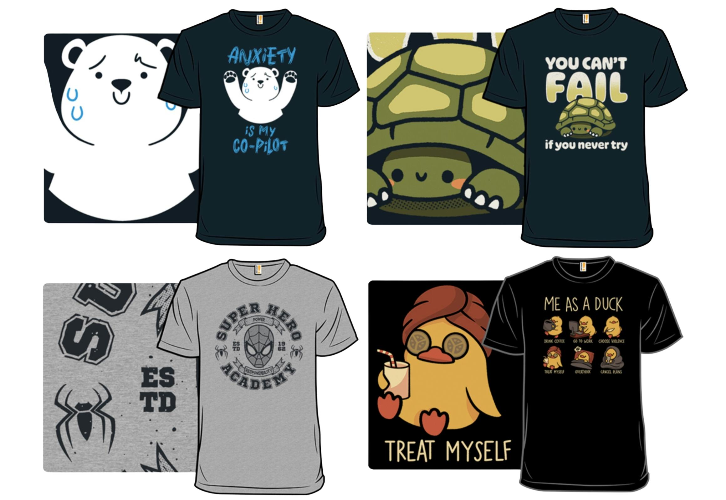 4 Woot Shirts