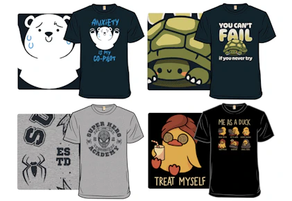 4 Woot Shirts