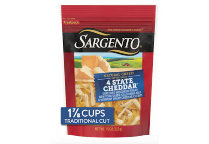 2 Sargento Cheese Packs