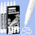 White Paint Pens 5-Pack