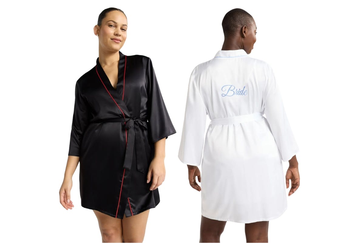 Women's Bridal Satin Robe