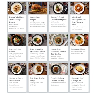 gordon ramsay hello fresh menu