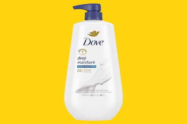 Dove Deep Moisture Body Wash, Only $7.47 on Amazon card image