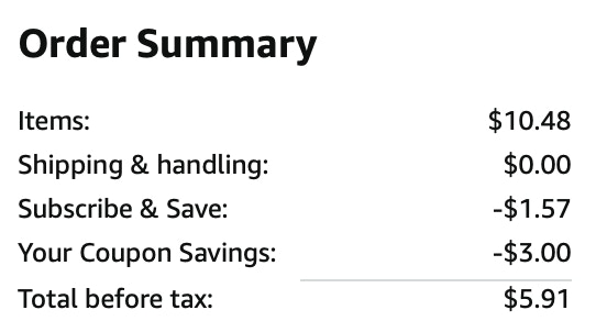 Raid Ant Bait Amazon receipt