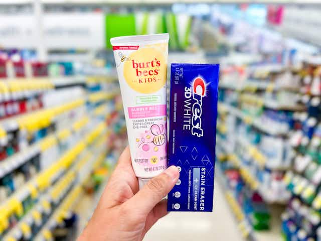 Burt's Bees and Crest Toothpaste, as Low as $0.25 at Walgreens card image