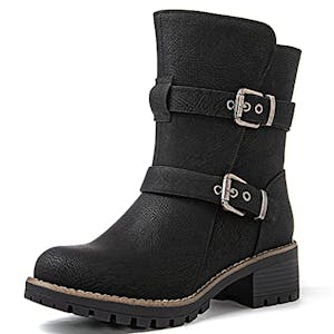 Women's Fur Lined Combat Boots