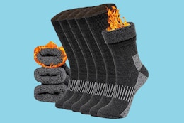 Grab 3 Pairs of Wool Socks for Only $7 on Amazon (Reg. $14) card image