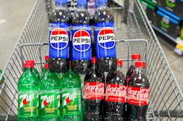 Pepsi, Coca-Cola, or 7UP 6-Packs, Only $3.50 at Kroger card image