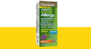 a box of allergy medicine