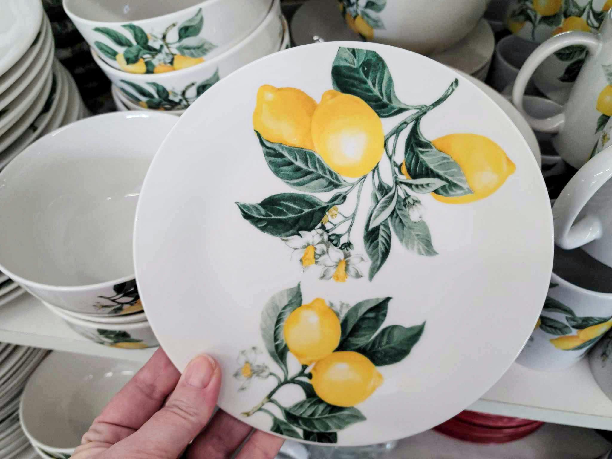 Lemon Dinnerware Collection at Dollar Tree - The Krazy Coupon Lady