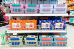 cat & jack kids' bento boxes sitting on a target shelf