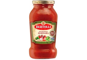 2 Bertolli Pasta Sauce Jars