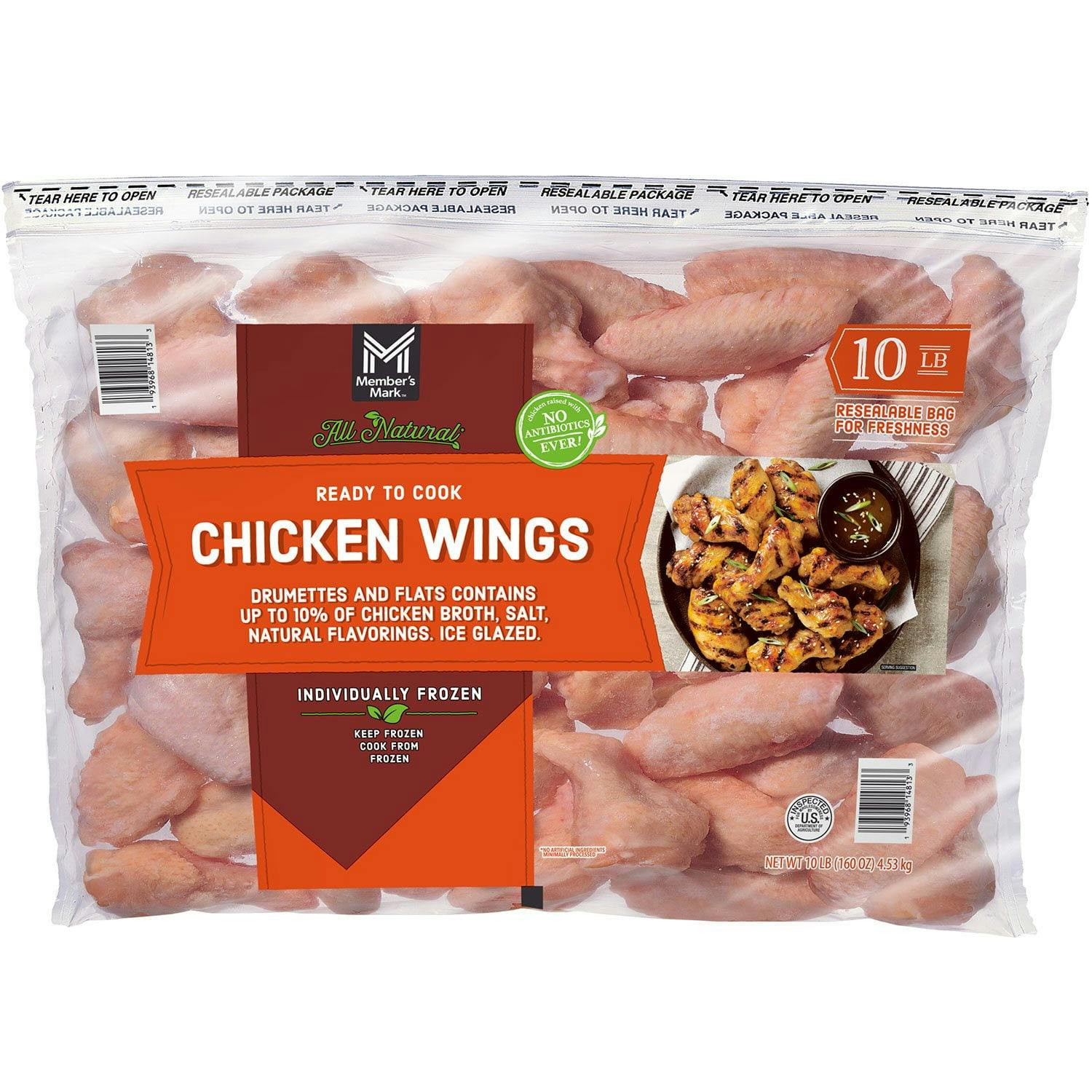Member's Mark Chicken Wings Bag