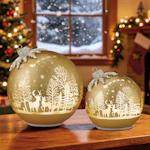 Rotating Glass Ornament Decor 2-Pack