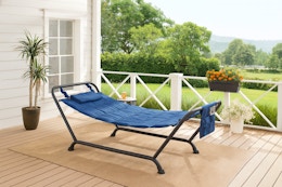 Walmart Mainstays standing hammock
