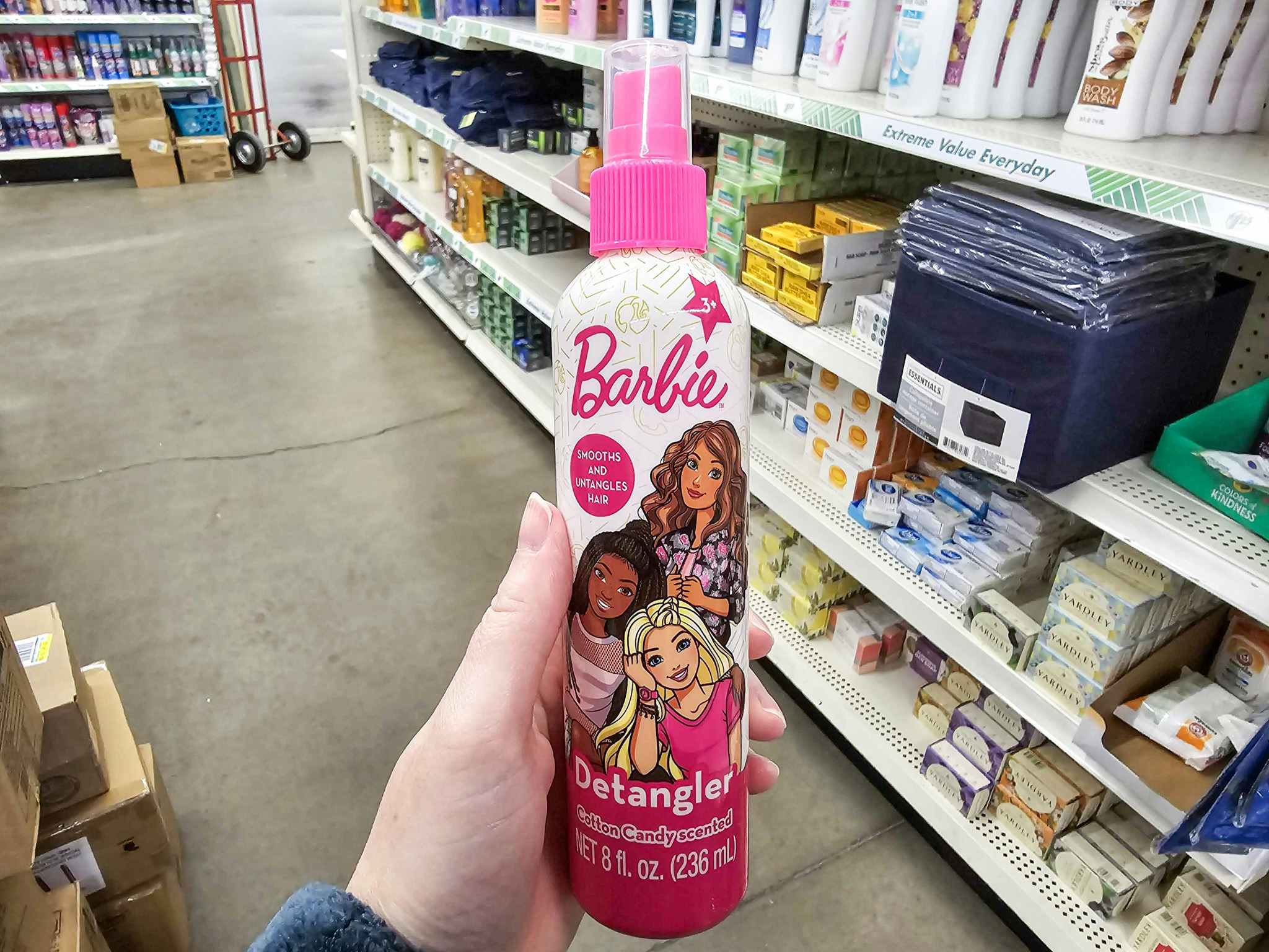 barbie detangler spray