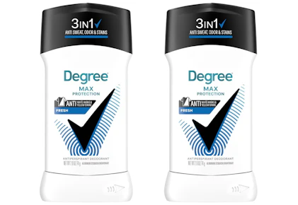 2 Degree Deodorant Sticks