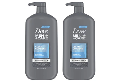2 Dove Men Body Washes
