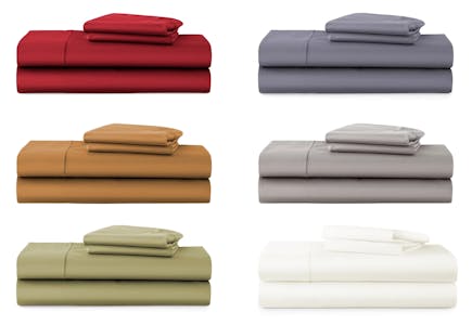 Wrinkle Guard Cotton Sheet Set