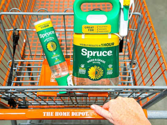 Spruce Weed and Grass Killer Deals Available at Lowe's and The Home Depot