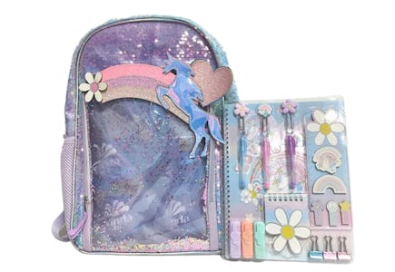 Kids’ Rainbow Backpack Set