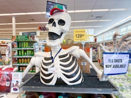 groundbreaker skeleton with walgreens name badge