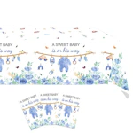 Baby Shower Tablecloths 3-Pack