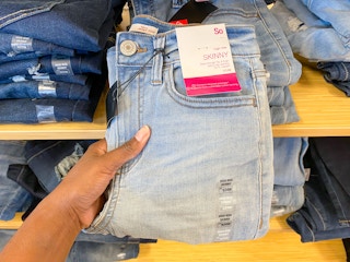 kohls jeans on shelf