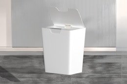 Motion Sensor Trash Can, Only $15.49 on Amazon card image