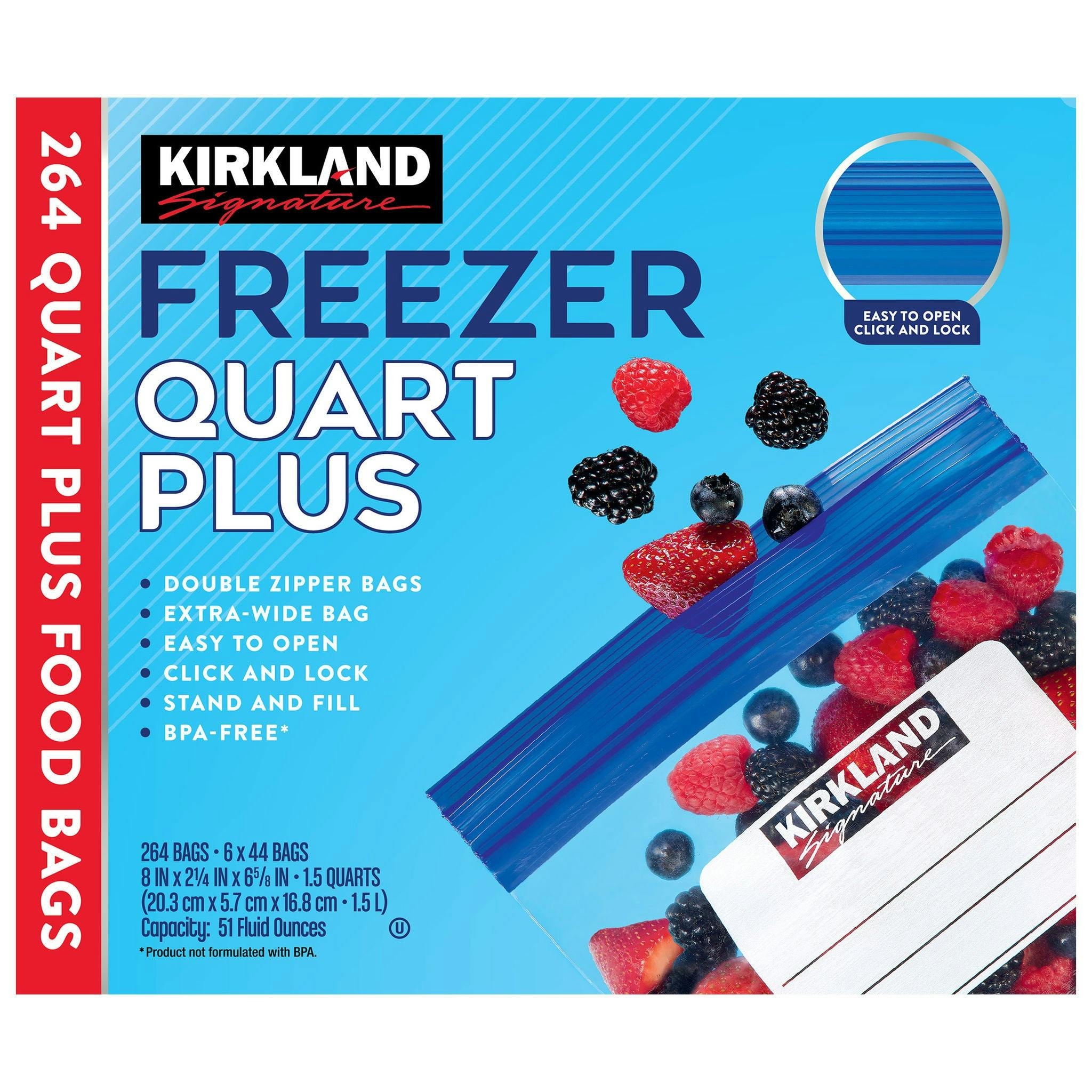 Kirkland Signature Freezer Bags