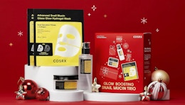 a gift set of skincare products